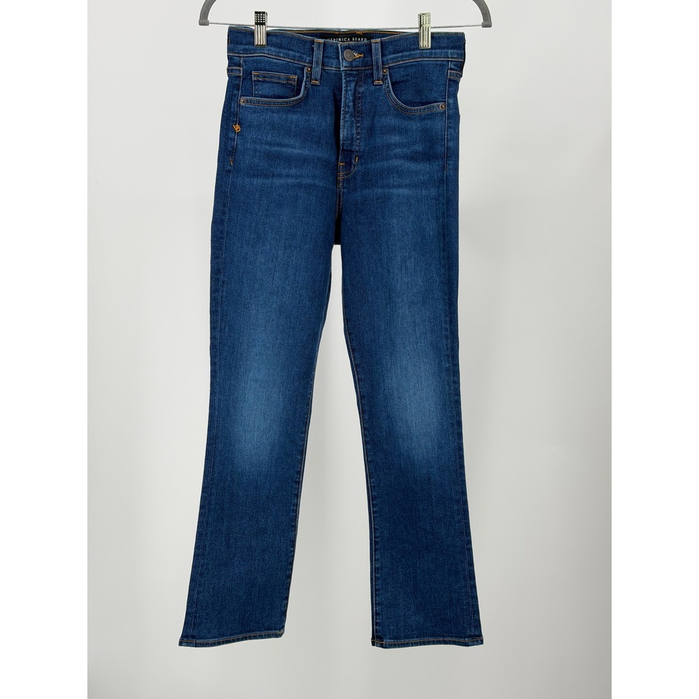 Veronica Beard Carly Kick Flare Jeans Womens 28 Blue High Rise